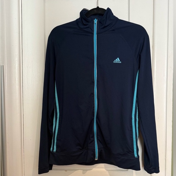 ADIDAS CLIMALITE Zip Up Track Jacket, Women's Medium - Picture 1 of 4